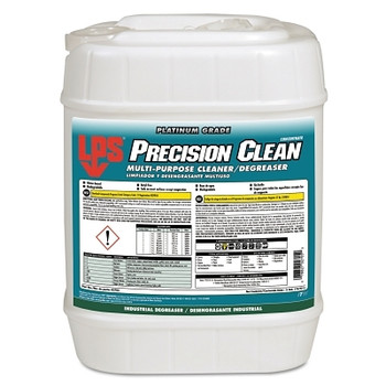 LPS Precision Clean Multi-Purpose Cleaner/Degreaser, Concentrate, 5 gal, Pail, Citrus Odor (5 GAL / PAL)