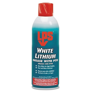 LPS White Lithium Multi-Purpose Grease, 16 oz, Aerosol Can (12 CAN / CS)