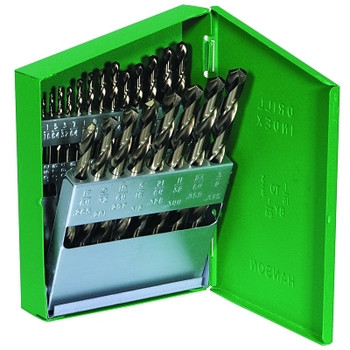 Irwin Cobalt High Speed Steel Drill Bit Sets, 1/16 in - 1/2 in Cut Dia. (1 SET / SET)