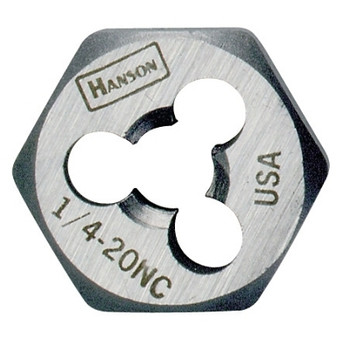 Irwin Hanson Re-threading Hexagon Fractional Dies Right & Left-hand (HCS) (5 EA / PK)