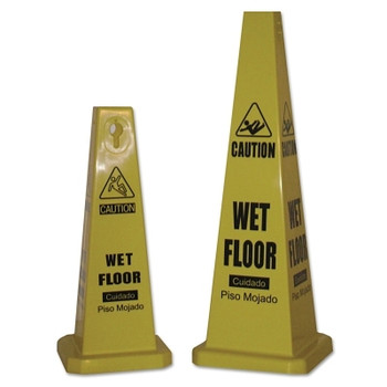 Cortina Lamba Safety Cone, Wet Floor, Yellow (1 EA / EA)