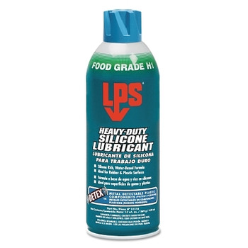 LPS Heavy-Duty Silicone Lubricant with DETEX, 13 oz, Aerosol Can (12 EA / CA)