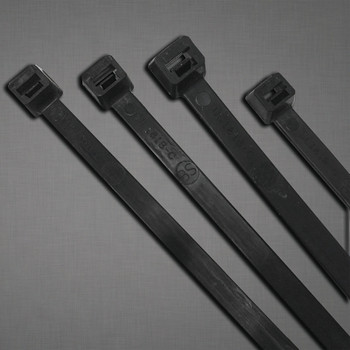 Anchor Brand UV Stabilized Cable Ties, 175 lb Tensile Strength, 48 in L,Black, 50 Ea/Bag (50 EA / BG)