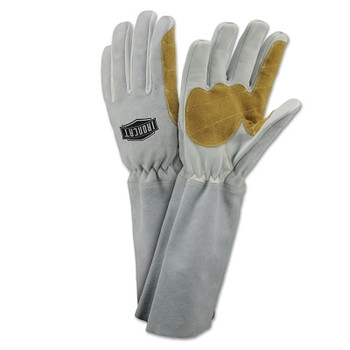 West Chester Aero Gel Mig Welding Gloves, Climax; Goat Skin;Kevlar Thread, Large, Gray/Brown (1 PR / PR)