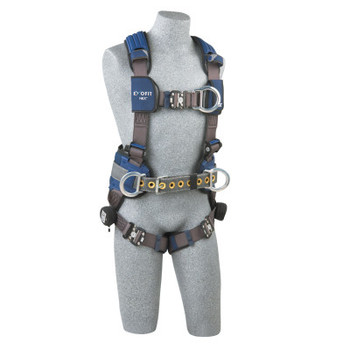 DBI-SALA ExoFit NEX Construction Style Climbing Harness, Back/Side/Front D-Rings, X-Large (1 EA / EA)