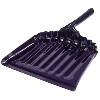 Weiler Dust Pan, 16 in W x 15 in L, 20 Gauge Steel, Black (1 EA / EA)