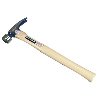 Vaughan California Framer Hammer, Forged Steel, White Hickory Handle, 17 in, 1-1/2 lb (4 EA / CTN)