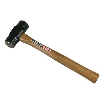 Vaughan Heavy Hitters Double Face Hammers, Hickory, 2 1/2 lb, Straight Handle (4 EA / CTN)