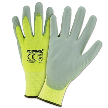 West Chester Touch Screen Hi Vis Gloves, Small, Gray/Yellow (12 PR / DZ)