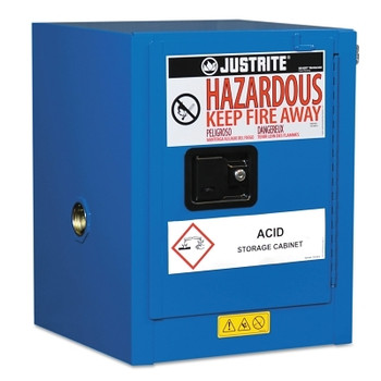 Justrite ChemCor Countertop Hazardous Material Safety Cabinet, 4 Gallon (1 EA / EA)