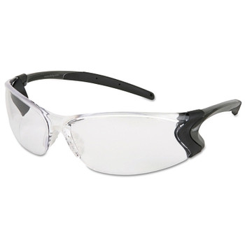 MCR Safety BD1 Dielectric Frameless Safety Glasses, Polycarbonate Clear Lens, MAX6 Anti-Fog, Nylon Temples (12 PR / DZ)