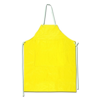 MCR Safety Concord Aprons, 13 in x 16 in, Neoprene/Nylon, Yellow (1 EA / EA)