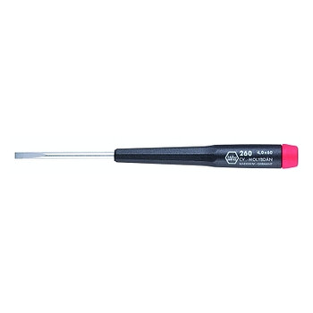 Wiha Tools Slotted Precision Screwdrivers, 3/32 in, 5.71 in Overall L (1 EA / EA)