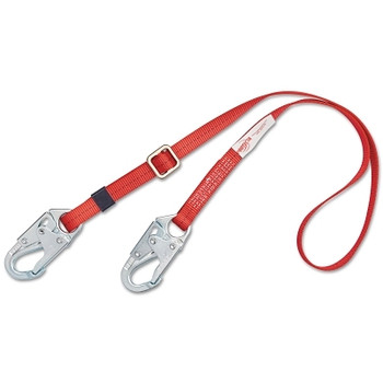 Protecta PRO Adjustable Web Positioning Lanyards, 6 ft, Self-Locking Snap Hook, 310 lb (1 EA / EA)