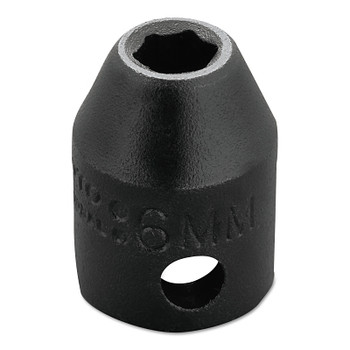 Proto Torqueplus Metric Impact Sockets 3/8 in, 3/8 in Drive, 6 mm, 6 Points (1 EA / EA)