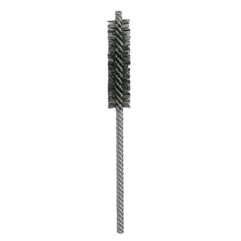 Weiler Double-Spiral Double-Stem Power Tube Brush, 1/2 in, .004 SS, 2 in B.L. (DS-1/2) (10 EA / CTN)