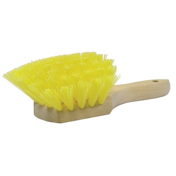 Weiler Wood Block Utility Scrub Brush, 2 in Trim L, 8 in Handle, Polypropylene Fill (12 EA / CTN)