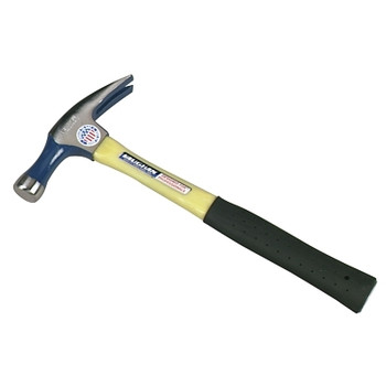 Vaughan Electrician's Claw Hammer, Forged Steel, Fiberglass Handle, 14 in, 1.86 lb (4 EA / CTN)