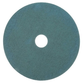 3M Abrasive Burnish Pads, Polyester/Nylon, Aqua (5 EA / CA)