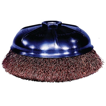 Weiler Crimped Wire Cup Brush, 6 in Dia., 5/8-11 UNC Arbor, Bronze Wire (1 EA / EA) Weiler Crimped Wire Cup Brush, 6 in Dia., 5/8-11 UNC Arbor, Bronze Wire (1 EA / EA)