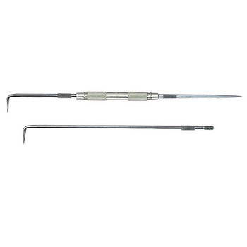 L.S. Starrett Improved Scriber, 9 in and 12 in, Steel, Straight Point, Short Bent Point, Long Bent Point (1 EA / EA)