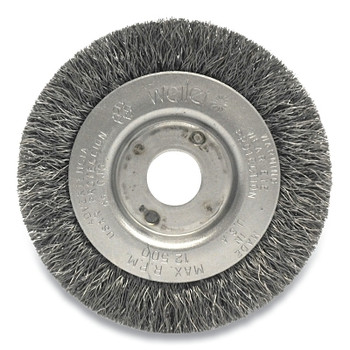 Weiler Narrow Face Crimped Wire Wheel, 3 in D, .0118 Stainless Steel Wire (2 EA / BX) Weiler Narrow Face Crimped Wire Wheel, 3 in D, .0118 Stainless Steel Wire (2 EA / BX)