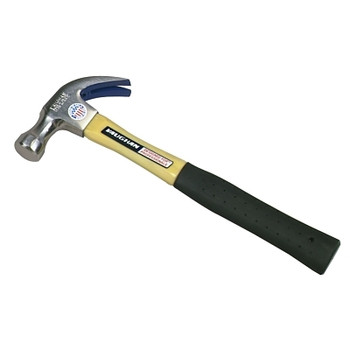 Vaughan Octagon Hammer, Forged Steel Head, Straight Fiberglass Handle, 14 in, 1.81 lb (4 EA / CTN)