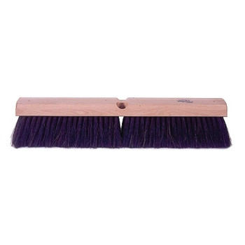 Weiler Horsehair Fine Sweep Brushes, 18 in Hardwood Block, 3 in Trim (1 EA / EA)