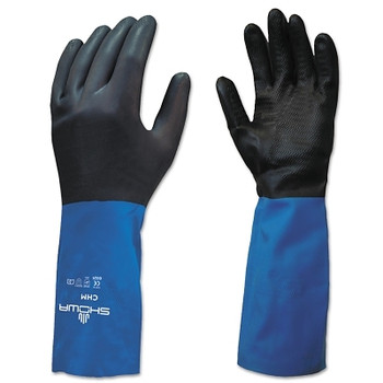 SHOWA CHM Series Gloves, Small, Black/Blue (1 DZ / DZ)