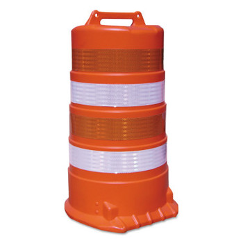 TrafFix Devices, Inc. Channelizer Drum Only, 16 in, LDPE/HDPE Blend, Orange (1 EA/EA)