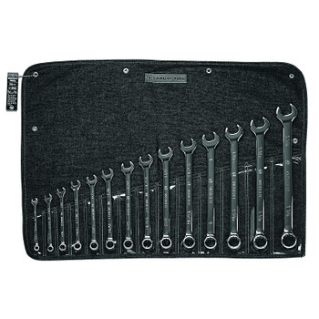 Wright Tool 14 Pc. Combination Wrench Sets, 12 Points, Inch, Full Polish (1 ST / ST)