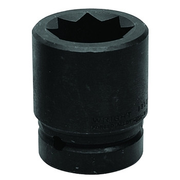 Wright Tool 8 Point Double Square Impact Railroad Sockets, 1 in Drive, 1 13/16 in, 8 Points (1 EA / EA)