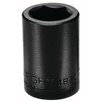 Wright Tool 1/2" Dr. Standard Impact Sockets, 1/2 in Drive, 1 1/16 in, 6 Points (1 EA / EA)
