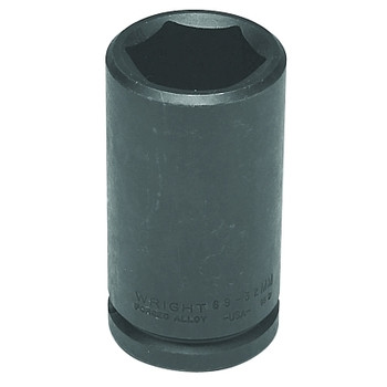 Wright Tool 3/4" Dr. Deep Impact Sockets, 3/4 in Drive, 1 1/16 in, 6 Points (1 EA / EA)