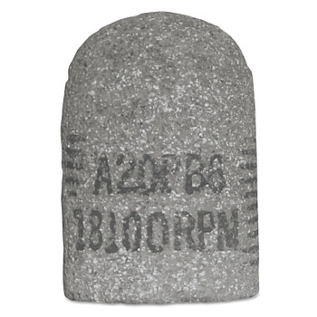 B-Line Abrasives Cone, 1-1/2 in dia, 2-1/2 in Thick, 3/8 in-24 Arbor, 24 Grit, Alum Oxide, T16 (1 EA / EA)