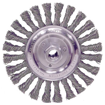 Weiler Roughneck Stringer Bead Wheel, 6 in Dia, 1 1/2 in Trim, .023 in Wire (1 EA / EA)