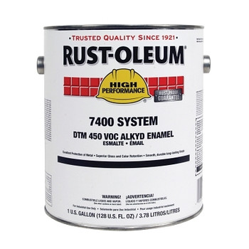 Rust-Oleum High Performance 7400 System DTM Alkyd Enamels, 1 Gal, Chestnut Brown, Gloss (2 GAL / CS)