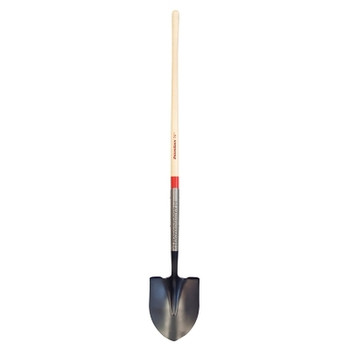 RAZOR-BACK Round Point Shovel, 12 in L x 9.5 in W Blade, 48 in North American Hardwood Straight Handle (1 EA / EA)