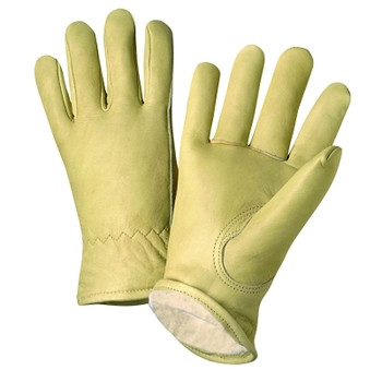 West Chester West Chester Drivers Gloves, Cowhide, Small, Unlined, Gray/Tan (12 PR / DZ)