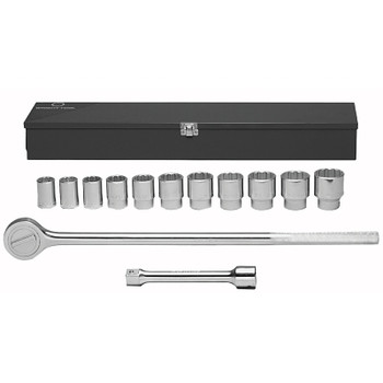 Wright Tool 13 Piece Standard Socket Sets, 3/4 in, 12 Point (1 SET / SET)