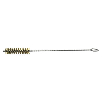 Weiler 3/8" Hand Tube Brush, .004 Brass, 2" B.L. (STS-3/8) (1 EA / EA)