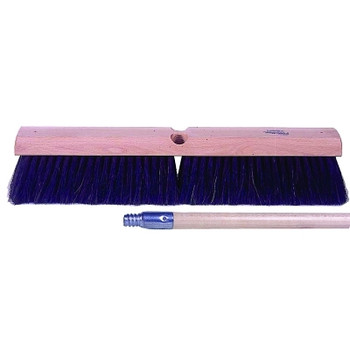 Weiler Horsehair Fine Sweep Brush, 24 in Hardwood Block, 3 in Trim (1 EA / EA)