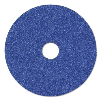 Norton Bluefire F826P Coated-Fiber Discs, Ceramic/Zirconia Alumina, 5 in Dia., 50 Grit (25 EA / BOX)