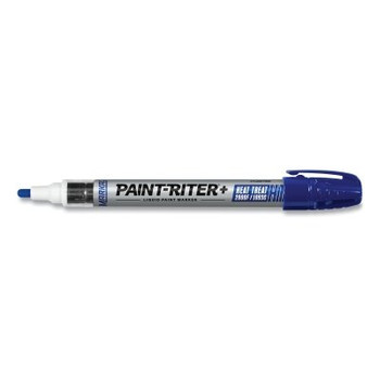 Markal PRO-LINE HT Liquid Paint Markers, Blue, 1/8", Bullet (12 EA / PK)