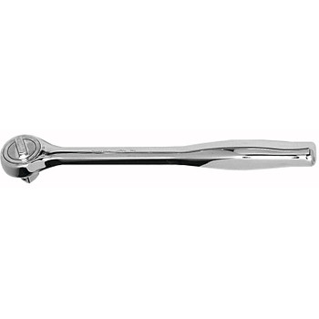 Wright Tool 1/2 in Drive Ratchets, Round 11 in, Chrome, Contour Handle (1 EA / EA)