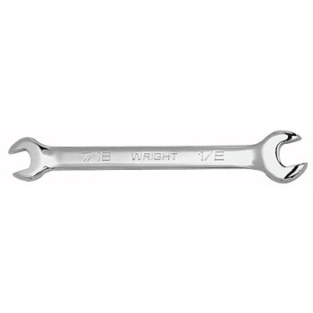Wright Tool Full Polish Open End Wrench, 5/16-in x 3/8-in, 5-1/8-in L (1 EA / EA)