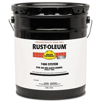 Rust-Oleum High Performance 7400 System DTM Alkyd Enamels, 1 Gal, Navy Gray, Gloss (2 CN / CA)