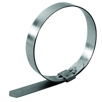 Strapbinder Hosebinder Center Punch Preformed Hose Clamp, 2" Hose ID, Carbon Steel, 100/Bx (100 EA / BOX)