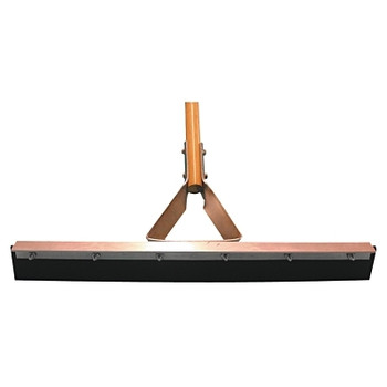 Magnolia Brush Non-Sparking Floor and Driveway Squeegee, Straight with Tapered Handle Socket, 30 in, Neoprene, Frame Only (1 EA / EA)