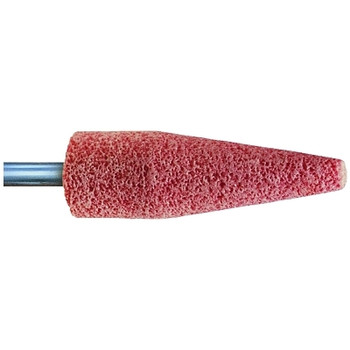 Pferd Series A Steel Edge Mounted Point Abrasive Bit, A1, 3/4 in Outer dia, 1/4 in Shank dia, 30 Grit, O (10 EA / BOX)
